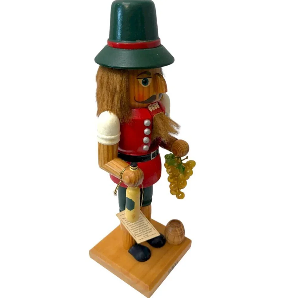Large Holiday Nutcracker Target Limited Edition 2006 Wine Theme